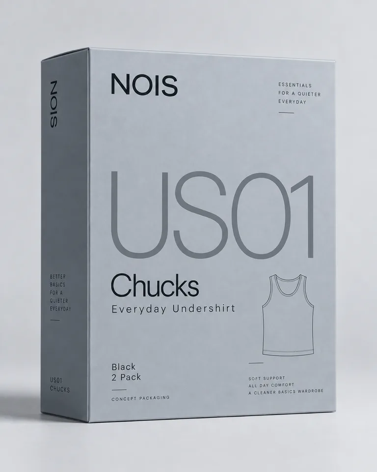 Chucks US01 packaging concept