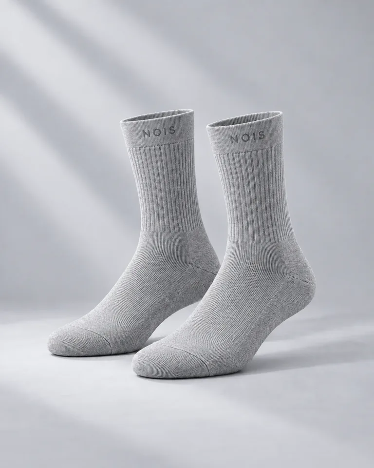 NOIS Alois Grey Crew Sock concept product image