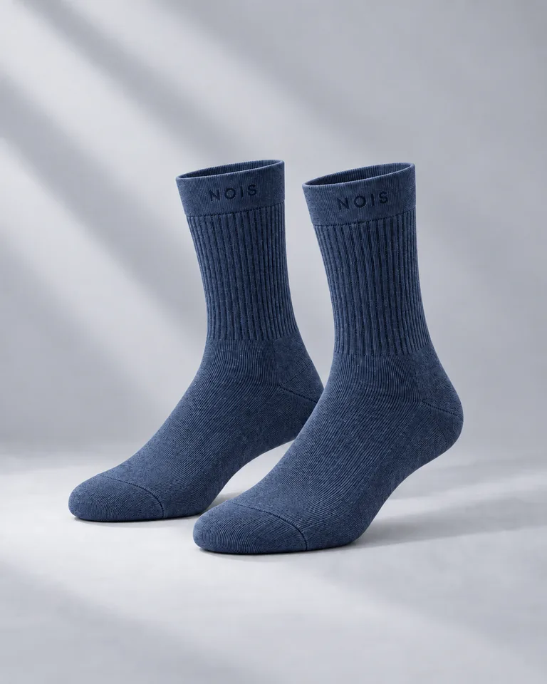 NOIS Alois Navy Crew Sock concept product image