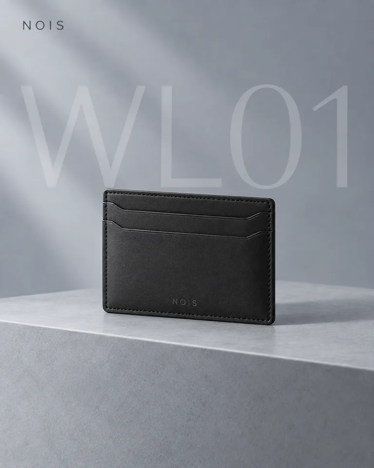 NOIS Pius slim wallet and card holder concept product image
